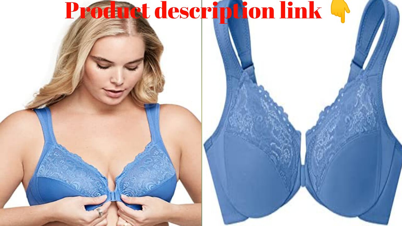 Get That Fuller bust With This Glamorize Wonderwire Front Close Bra