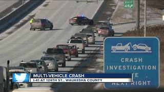 I-41 northbound reopens after multi-vehicle crash