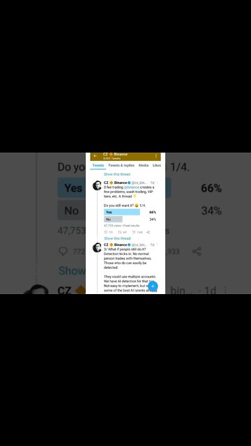 Binance Users Vote in Favor of Keeping Free Transactions #cryptomash #cryptomashnews #cryptonews