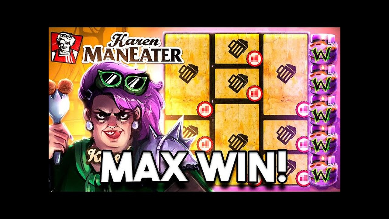 MAX WIN ON KAREN MANEATER! (11,757X) HE HIT THE WORLD'S FASTEST