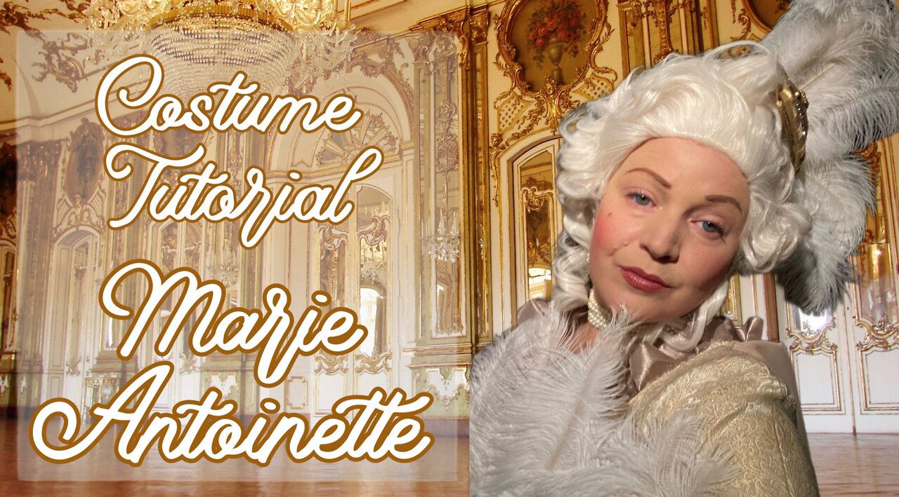 Marie Antoinette DIY costume and make up tutorial.