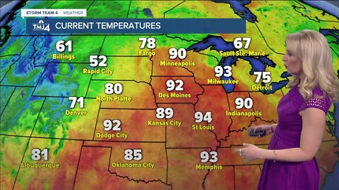 Hottest day of the year: Heat index of 105