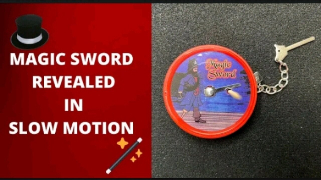 THE MYSTERY OF THE MAGIC SWORD ILLUSION REVEALED IN SLOW MOTION