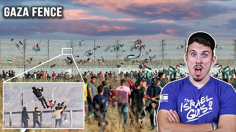 Hundreds of Palestinians RIOT at the GAZA Border in Israel