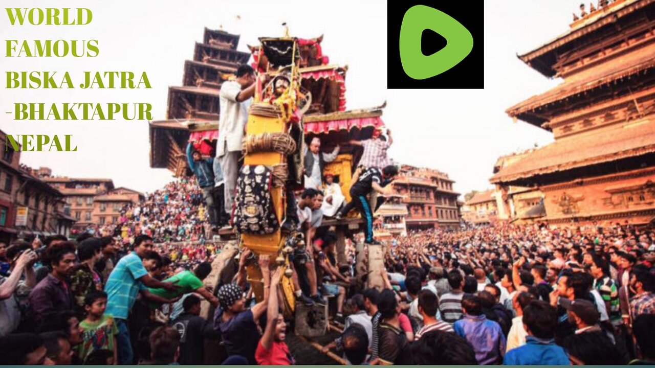 World famous BISKA JATRA-BHAKTAPUR NEPAL