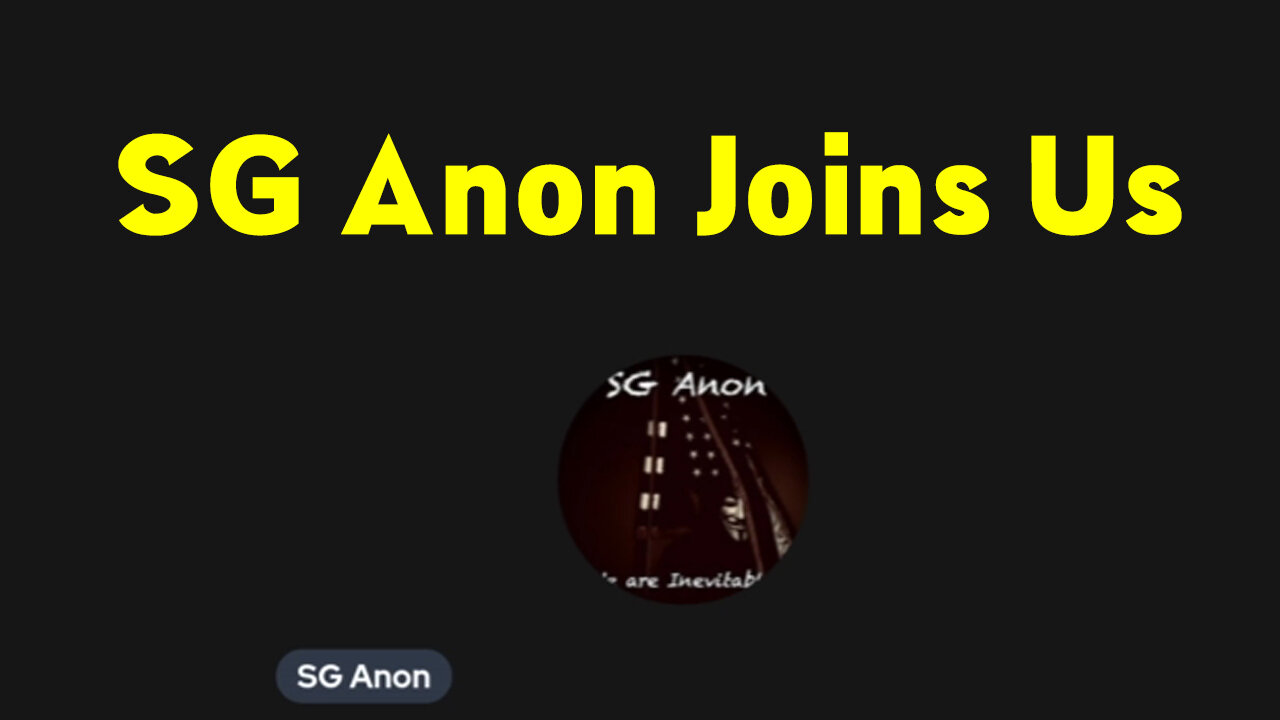 SG Anon Stream in Dec "Joins us"