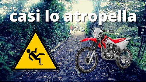 Casi lo atropello con la #CRF230