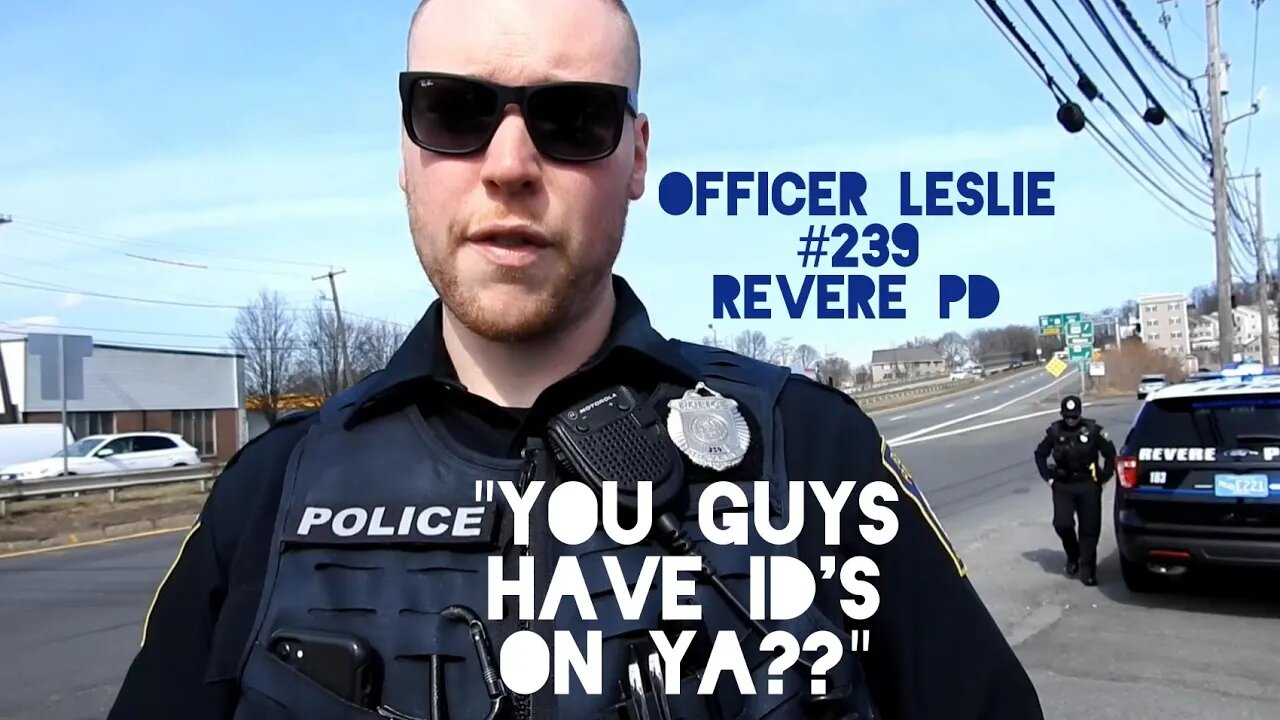 "Now I Have To Report You To The US Coast Guard".GLOBAL Energy Supervisor. Revere PD.ID FAIL!! Mass.