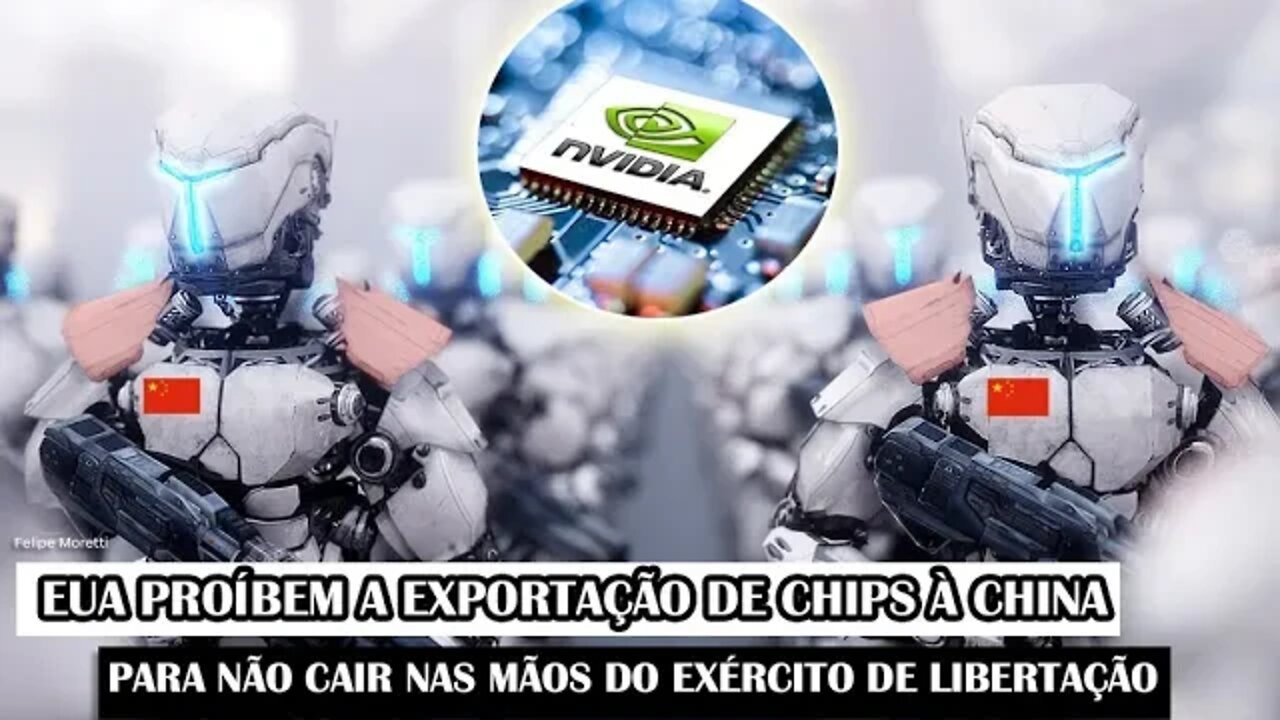 EUA Proíbem A Exportação De CHIPS À China Para Não Cair Nas Mãos Do Exército De Libertação