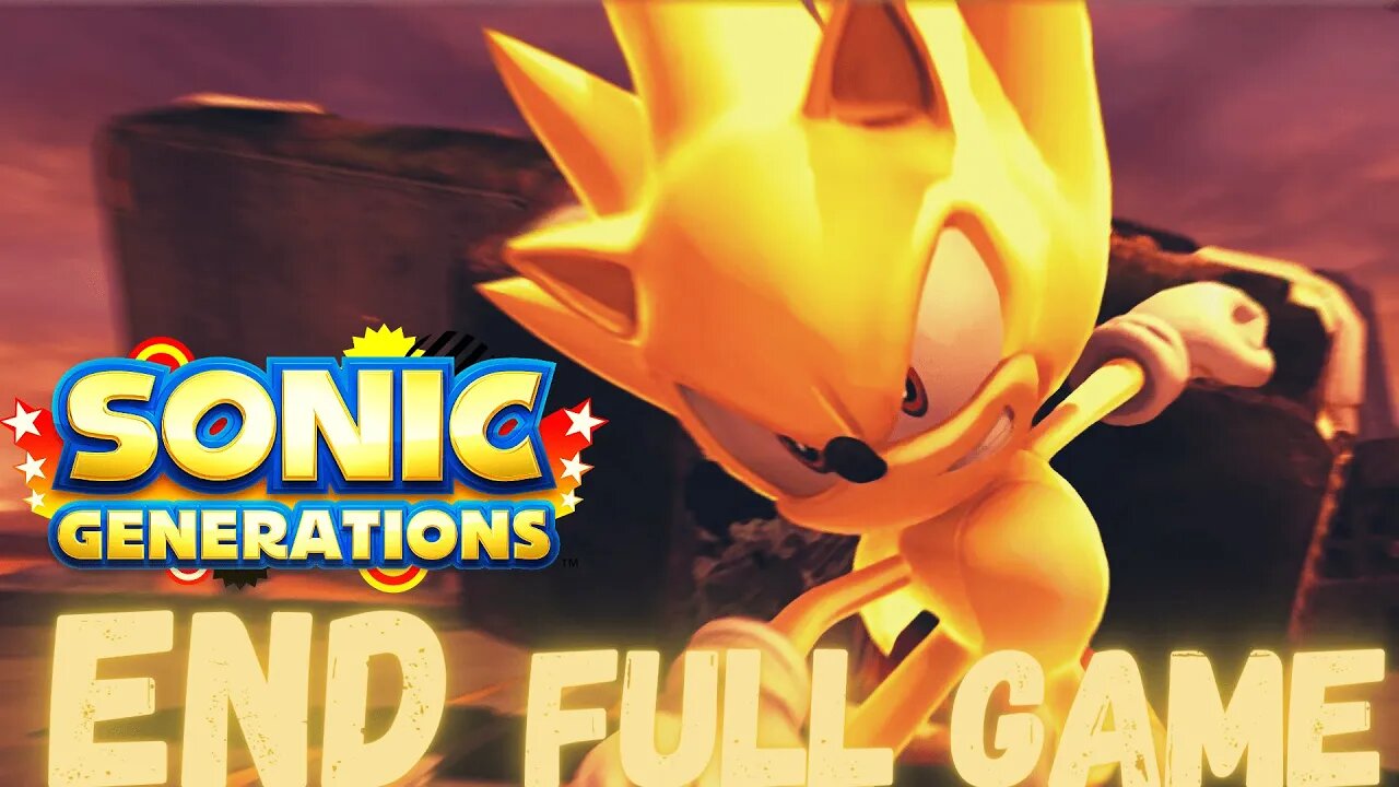 SONIC GENERATIONS Walkthrough Gameplay Finale & Ending FULL GAME