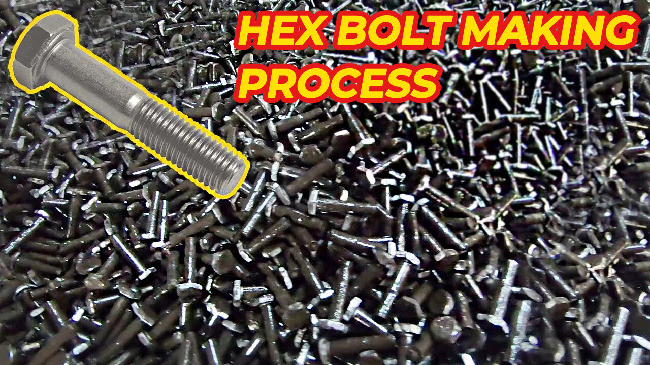 How to Manufacture Hex Bolts the Easy Way! #hexbolt
