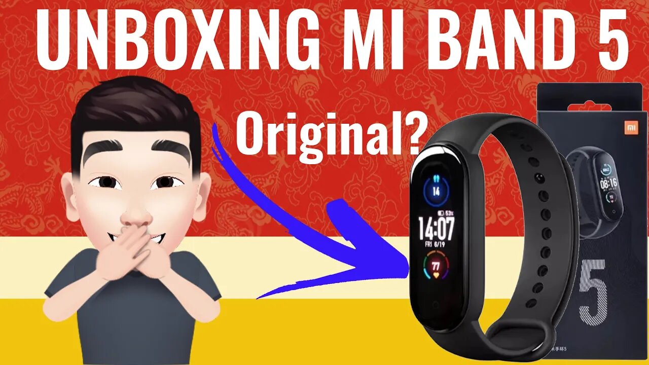 UNBOXING XIAOMI MI BAND 5 DA SHOPEE!!