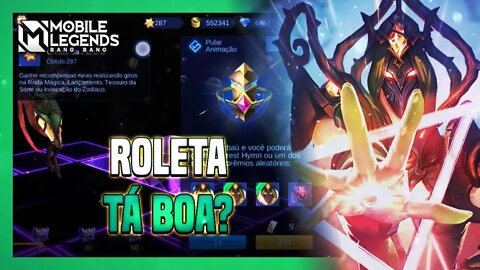 PACK OPENING NO ML? GANHEI DUAS SKINS NESSA ROLETA | MLBB