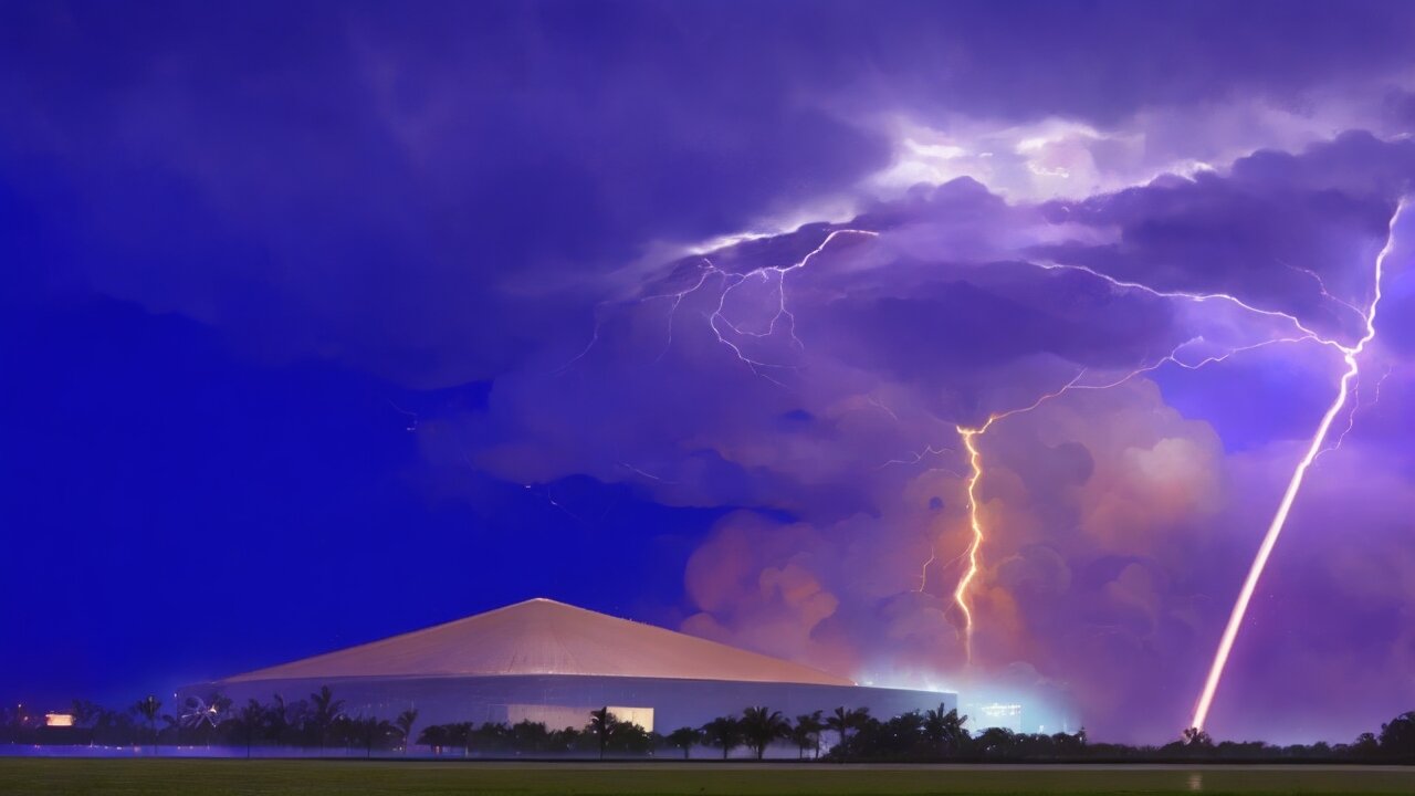 Lightning Strikes at NASA’s Kennedy Space Center