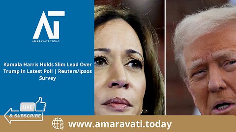 Kamala Harris Holds Slim Lead Over Trump in Latest Poll ReutersIpsos Survey | Amaravati Today