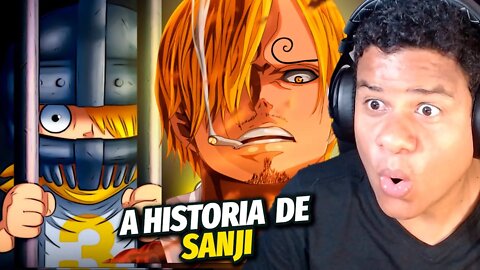 HISTÓRIA COMPLETA DE SANJI (One Piece) | React Anime Pro