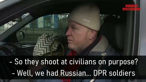 A Refugee From Mariupol Told How Ukrainian Snipers Killed Local Residents