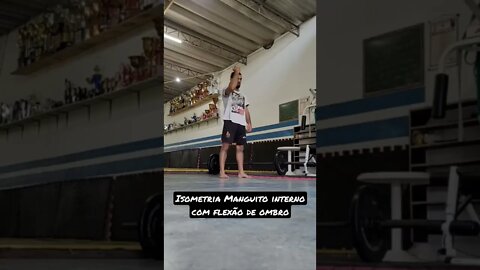 Isometria de Manguito Interno com flexão de ombro