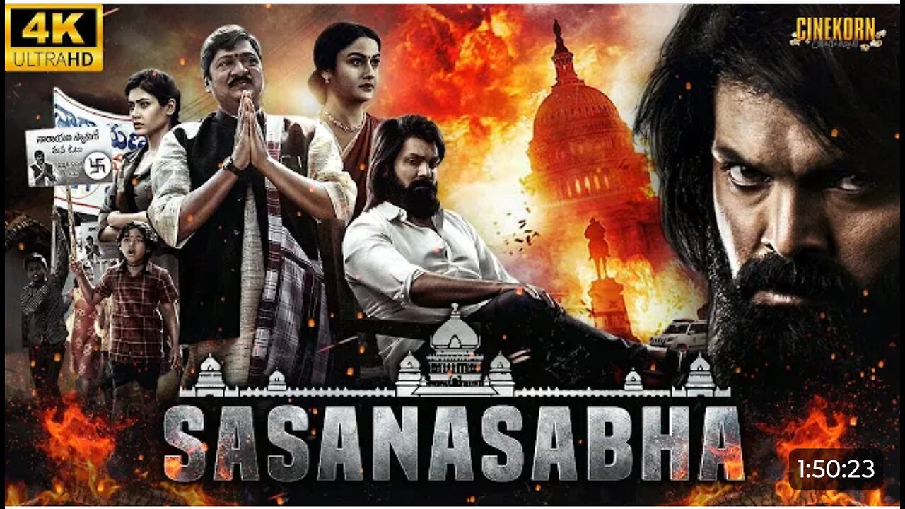 Sasanasabha (2024) New Released Hindi Dubbed Movie | Indra Sena, Aishwarya | Powerful Action Movie