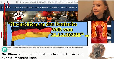 "Nachrichten an das Deutsche Volk vom 21.12.2022!!!“ ...