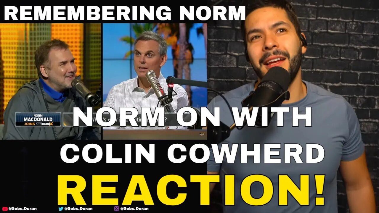 Remembering Norm | Never watched the Colin Cowherd Interview, Let's do it (Reaction!)
