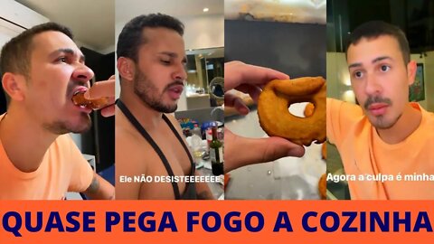 LUCAS GUIMARÃES Prepara DONUTS NA COZINHA e CARLINHOS MAIA FAZ RESENHA DA BOA VONTADE DO LUCAS