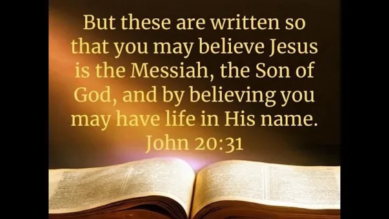 These Are Written - John 3:1-8