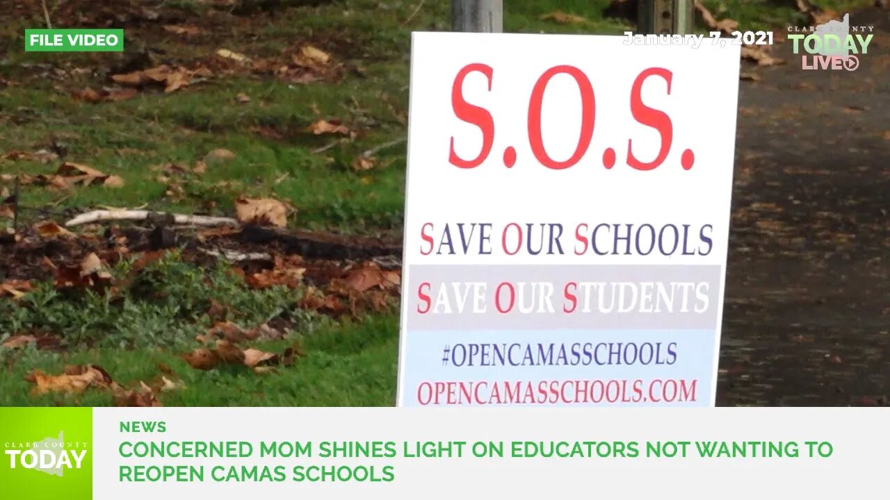 Concerned mom shines light on educators not wanting to reopen Camas schools