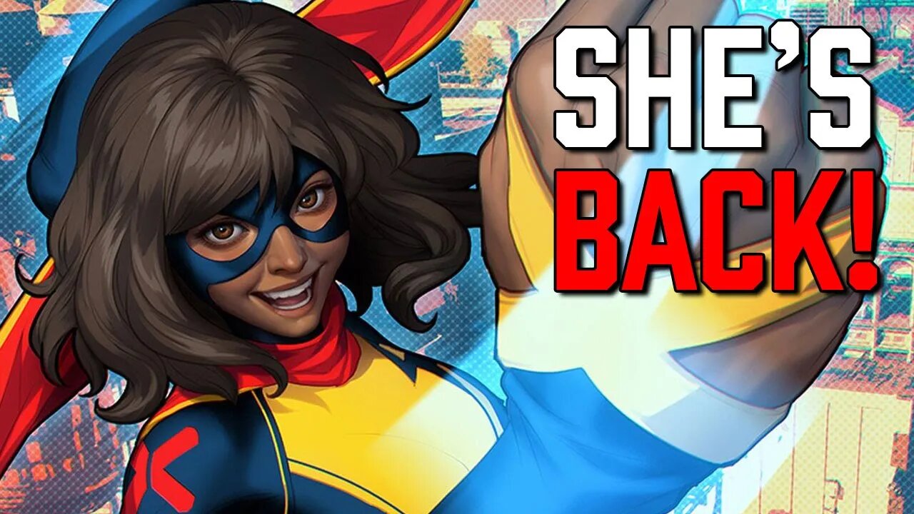 "Bi-Racial" Ms Marvel Kamala Khan is BACK!