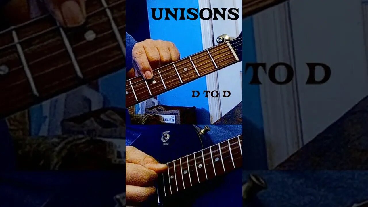 Intervals on Guitar | The Unison Pt 1 By Gene Petty #Shorts