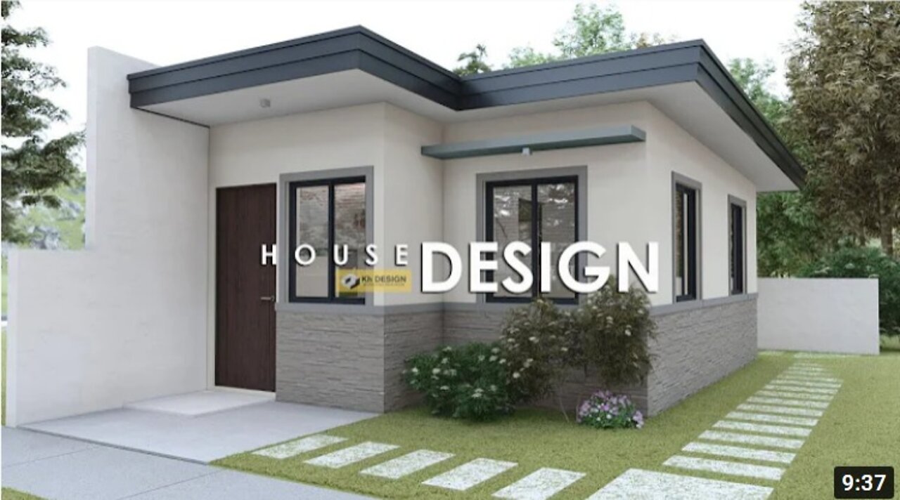 SMALL HOUSE DESIGN | 4.60m x 8.00m (37 sqm) | 2 BEDROOM