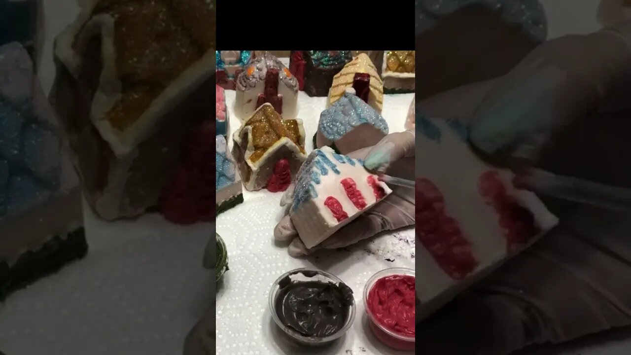 Making Gingerbread House Soap ~ Making Soap From Scratch