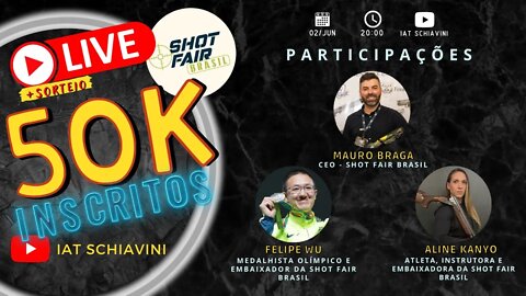 Live dos 50k + Sorteio SHOT FAIR BRASIL