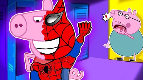 Peppa Pig turns into a Spiderman? Peppa Pig X Roblox Funny Animation