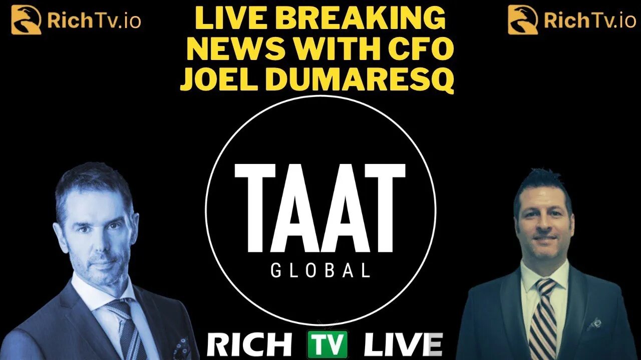 BREAKING NEWS: Joel Dumaresq CFO TAAT GLOBAL ALTERNATIVES (CSE: TAAT) (OTCQX: TOBAF)