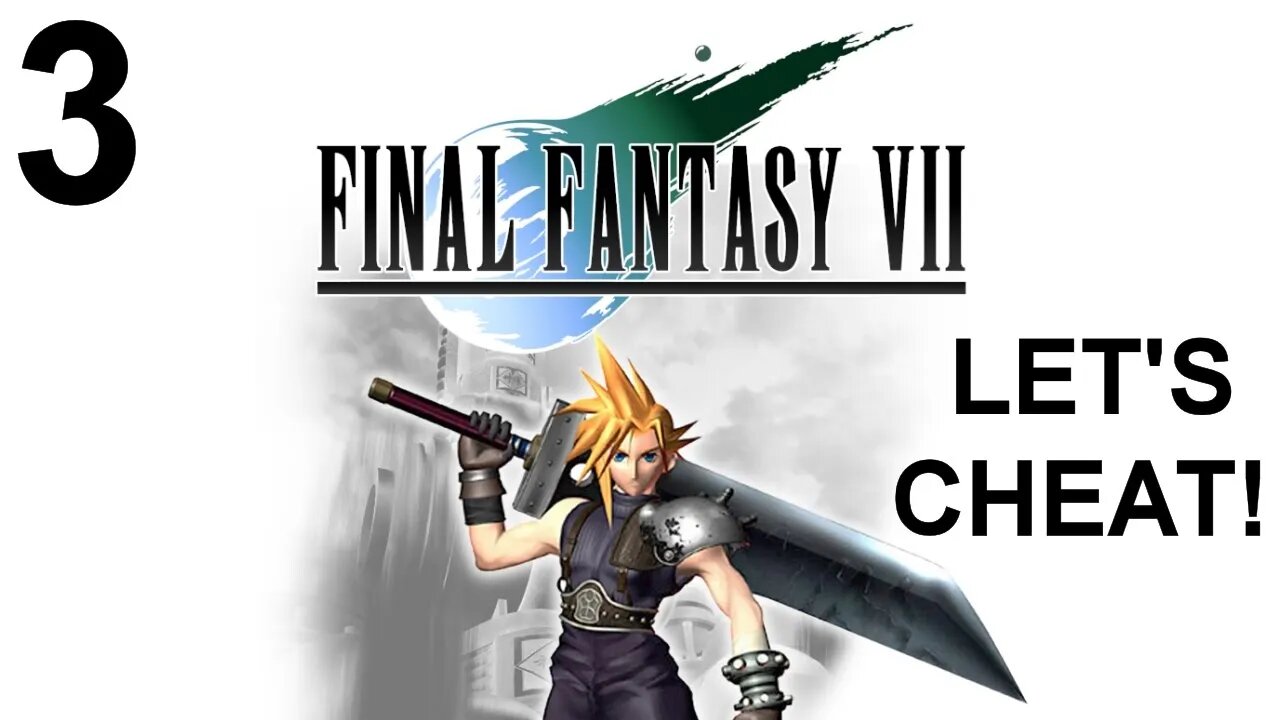 Final Fantasy VII (PS4) - CHEAT Playthrough (Part 3) - Shinra Building