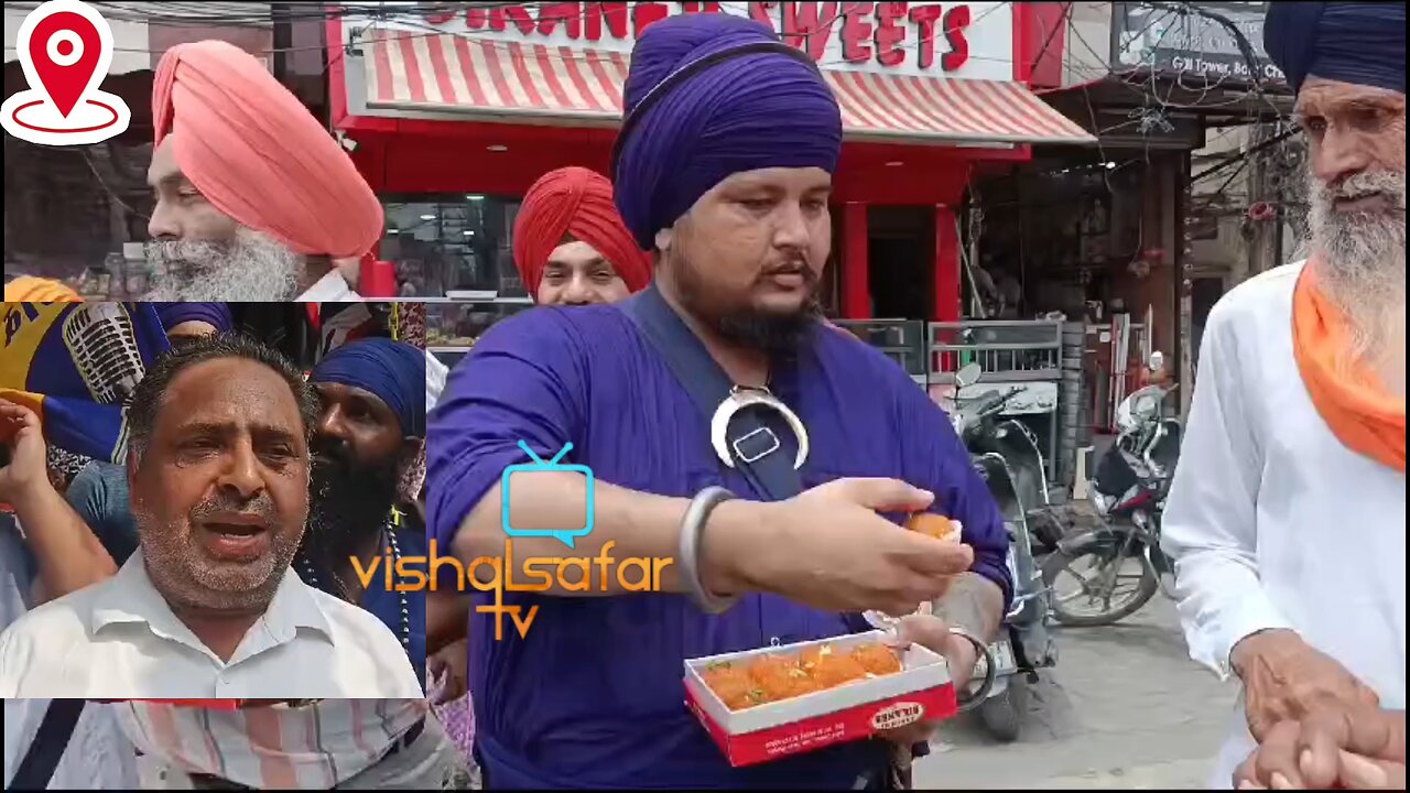 ਅੰਮ੍ਰਿਤਪਾਲ ਸਿੰਘ ਵੱਲੋਂ ਸੁੰਹ ਚੁੱਕਣ ਦੀ ਖੁਸ਼ੀ ਵਿੱਚ ਲੱਡੂ ਵੰਡੇ