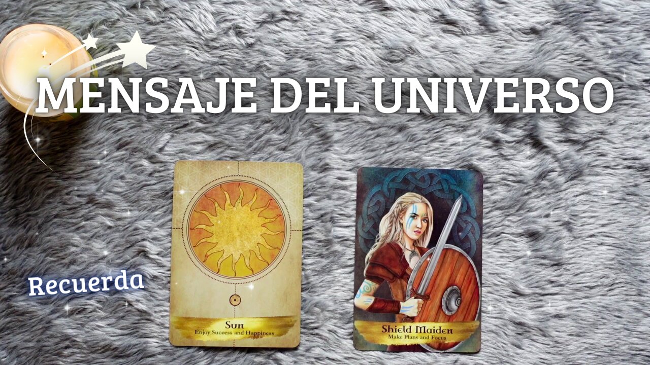 Mensaje del Universo para ti - Recuerda 🕊 - Despierta esta energía de nuevo - Tarot Interactivo