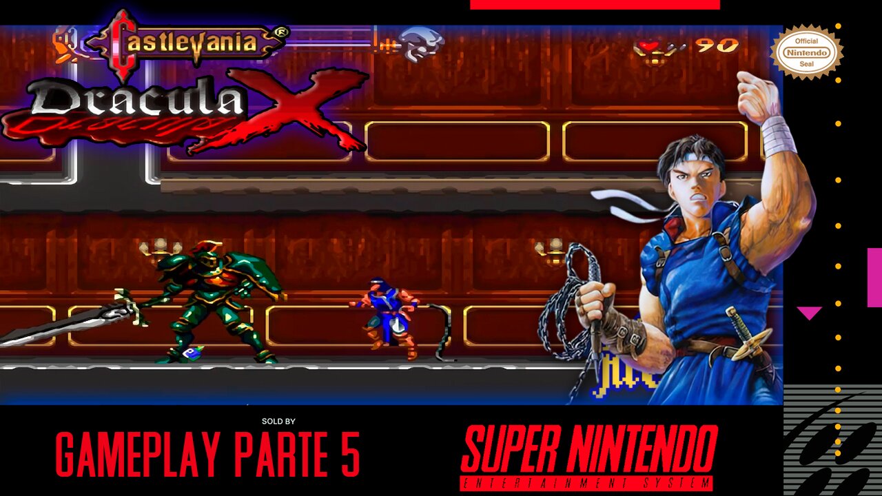 Castlevania: Dracula X "Patio" Parte 5 || 720p + 60fps + Shaders ||