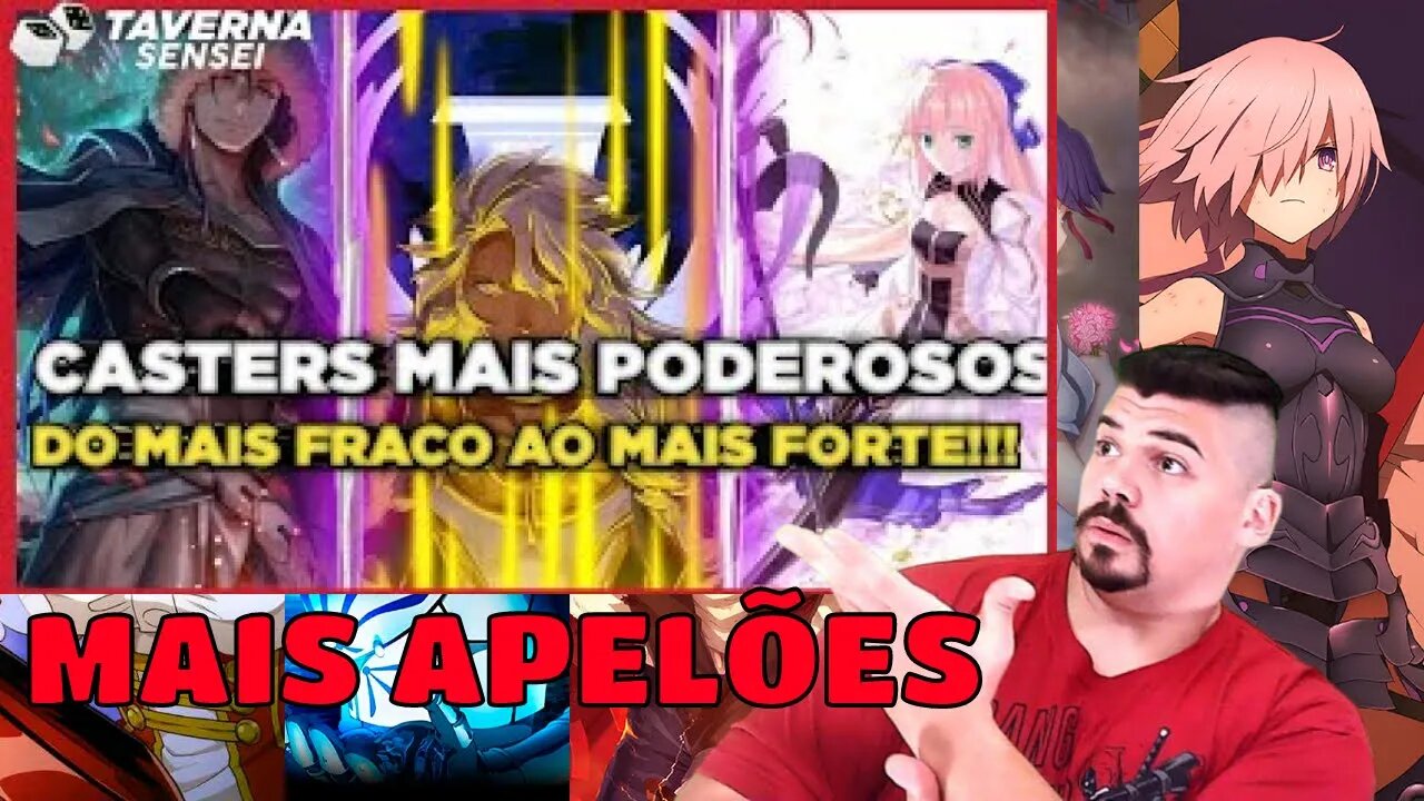 REACT NÍVEIS DE PODER DOS CASTERS MAIS PODEROSOS DE FATE! - MELHOR DO MUNDO