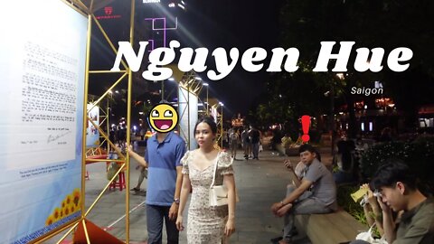 Nguyen Hue Walking Street Avenue of the Youth Saturday Night 🇻🇳