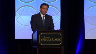 Presidential hopeful Gov. Ron DeSantis speaks at education convention