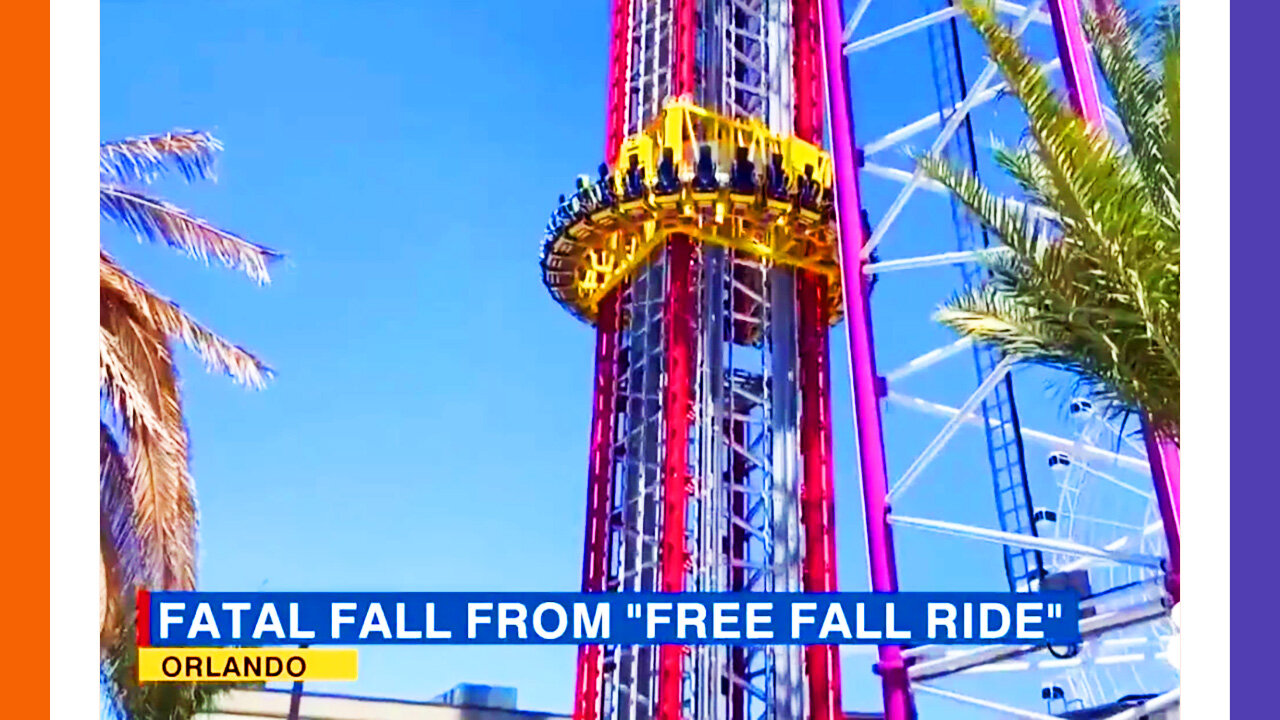 Kid Fall Off A Very Tall Ride In Orlando Theme Park