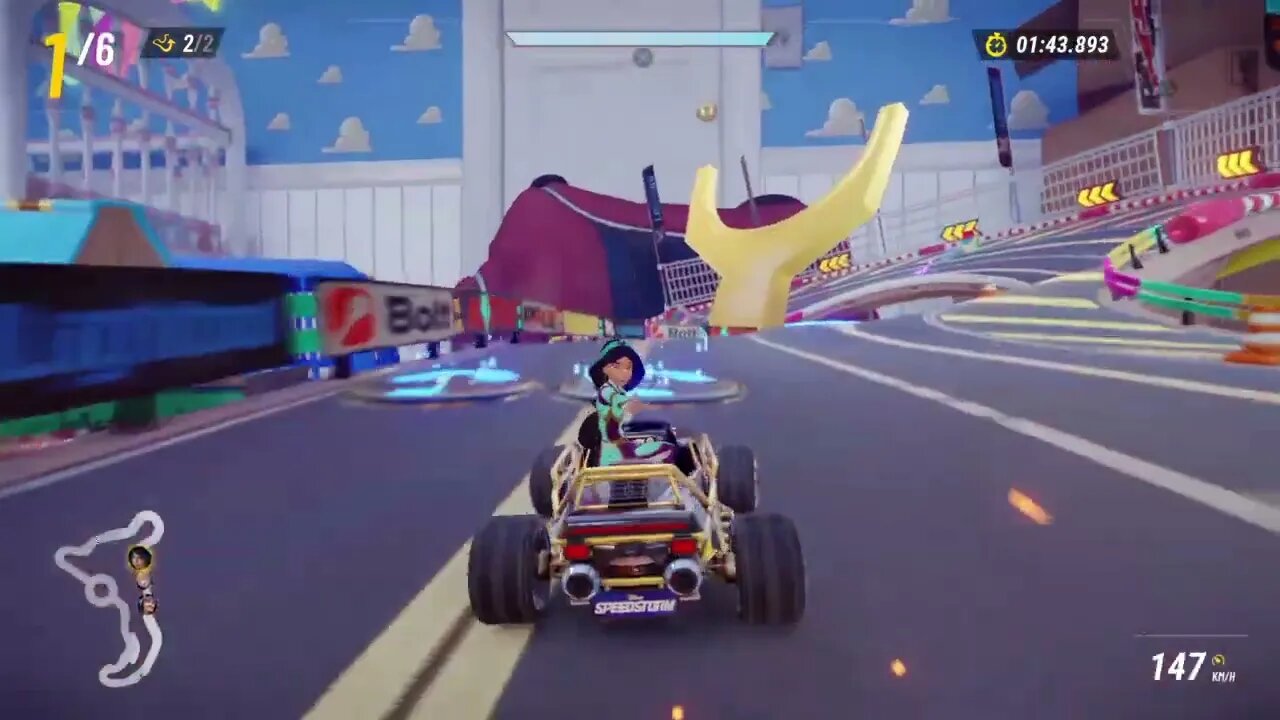 Disney Speedstorm: Pizza Planet Voyage Single Skill Race