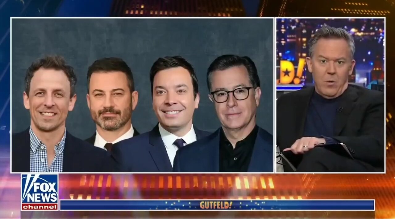 Gutfeld Mocks Late Night Hosts Because of Writer’s Strike