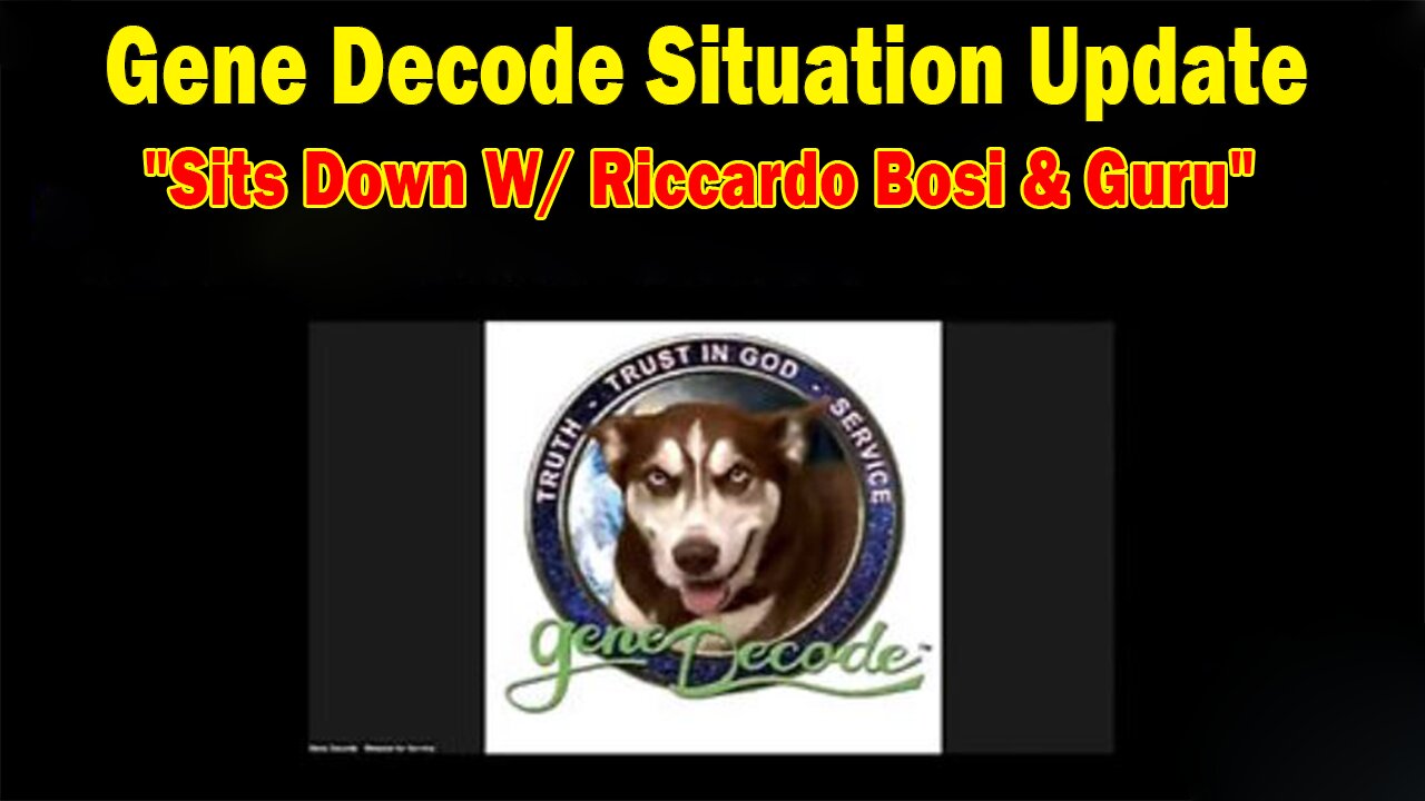 Gene Decode Situation Update: "Gene Decode Sits Down W/ Riccardo Bosi & Guru"