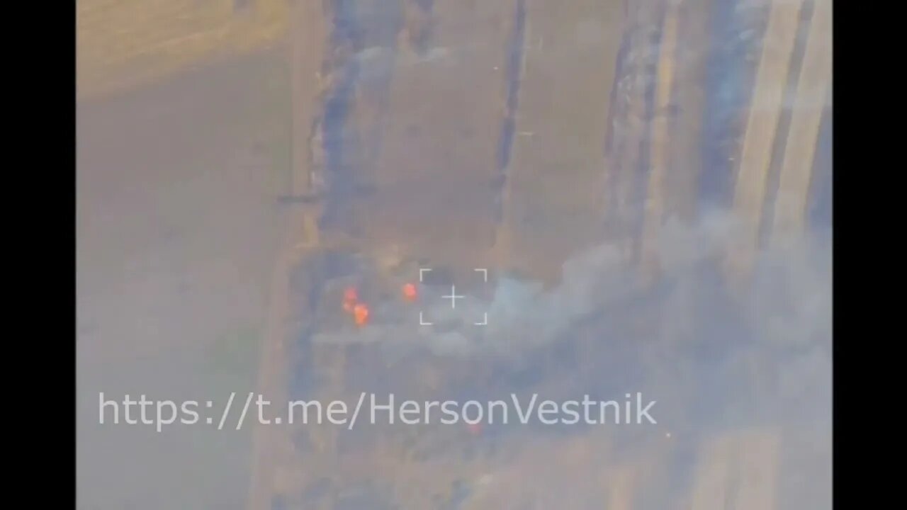 Russian Strike Destroys Ukrainian "Grad" MLRS In The Kherson Direction