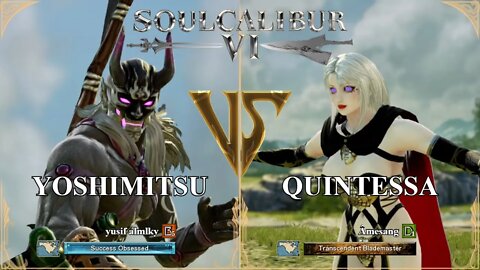 Yoshimitsu (yusif almlky) VS Quintessa (Âmesang) (SoulCalibur™ VI: Online)