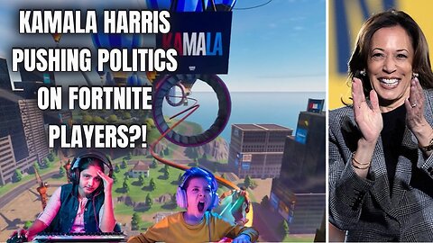 Kamala Harris Fortnite Map How Desperate is she ?