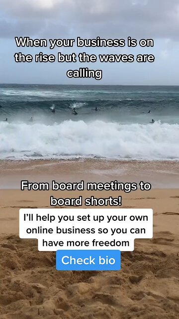 When your business is on the rise but waves are calling